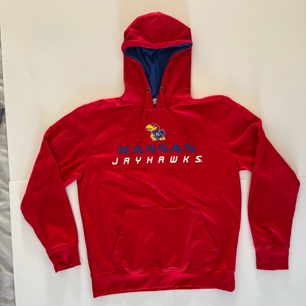 Stadium Athletics Kansas Jayhawks Men's Hoodie Sweatshirt Size Large